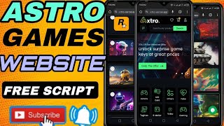 Setup Your games buy and sell platform ll Astro gaming source Code 🔥 [upl. by Siuqcram]