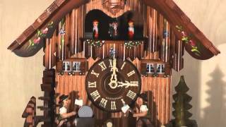 Cuckoo Clock 1daymovement ChaletStyle 39cm by Hekas [upl. by Ynnos]