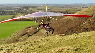 Hang Glider TakeOff 👌 [upl. by Eiliab]