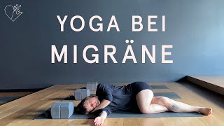 Migräne Yoga  Yogatherapie bei akuten Kopfschmerzen [upl. by Inoue]