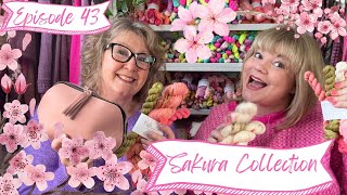 Episode 43  Woolly Good Edinburgh Yarn Fest Sakura Collection plus WIP update [upl. by Lehman914]