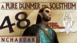 Pure Dunmer on Solstheim Build 48  Nchardak  Skyrim AE Legendary Survival [upl. by Niwde]