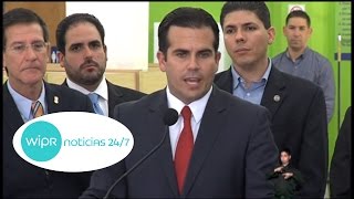 N247 Informa Gobernador Ricardo Rosselló firma Reforma Laboral [upl. by Caesar]