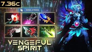 CARRY PALOS VENGEFUL SPIRIT 736  Dota2 4K [upl. by Hassadah]