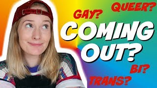 HOW TO COME OUT  LGBTQ ADVICE 2018 [upl. by Aceissej308]