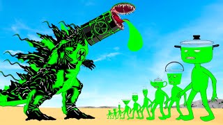 GODZILLA EARTH RADIATION Vs Team MONSTER RADIATION  Monsters Ranked From Weakest To Strongest [upl. by Ltney224]