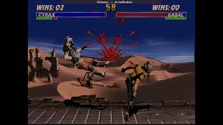 Ultimate Mortal Kombat 3  Glitch Fatality [upl. by Miharbi]