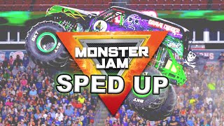 Monster Jam Theme Song SPED UP [upl. by Nnaeirelav944]