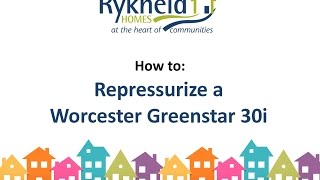 How to repressurize a Worcester Greenstar 30i [upl. by Adnahsar]