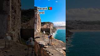 Nazaré Portugal 🇵🇹 nazare nazareportugal shorts travel [upl. by Marston]