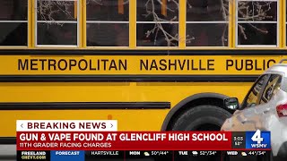 Gun vape found at Glencliff High School [upl. by Zetram]