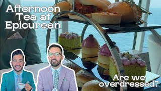 Afternoon Tea at The Epicurean Review  PampO Arvia Cruise [upl. by Allanson]