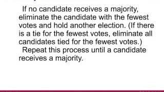 141 Voting Methods [upl. by Eadmund]