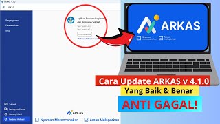 Cara Update ARKAS Versi 410 Yang Baik dan Benar ANTI GAGAL [upl. by Chavaree]