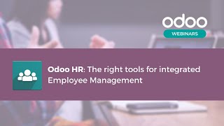 Odoo HR The right tools for integrated Employee Management [upl. by Rey]