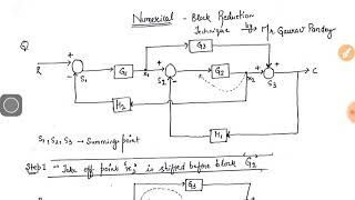 Control System  Lecture 4 b Block Reduction Numerical  Tricky amp Toughest [upl. by Airemaj]