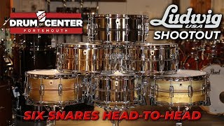 Ludwig Supraphonic and Black Beauty Snare Drum 6Way Shootout [upl. by Lorenzana427]