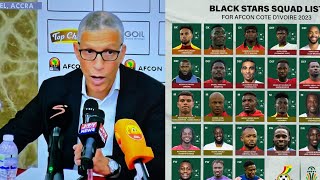 CONFIRMED 🇬🇭 Black Stars Squad For AFCON 2023 Released No Thomas Partey Surprises amp More [upl. by Anera]