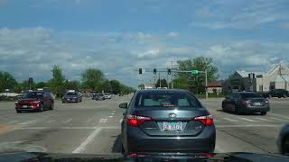 St Charles to Chicago I90 Highway Afternoon Drive No Talk No Music ASMR [upl. by Brucie]