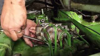 4020 injection pump removal [upl. by Croix]