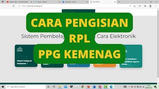 Contoh Dokumen dan Cara Pengisian RPL PPG Dalam Jabatan Kementerian Agama [upl. by Grissom]