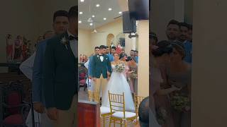 ශලනිගෙ church wedding video එක♥️😍trending srilanka shalanitharaka [upl. by Odlaw]