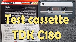 Test cassette TDK D180 [upl. by Etka]