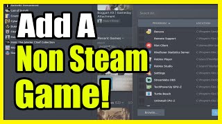 How to add a Non Steam Game to Library Easy Tutorial [upl. by O'Brien698]