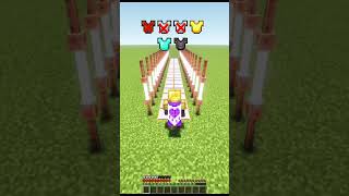 Minecraft Lightning vs Armor はいよろこんで minecraft shorts [upl. by Tsepmet158]