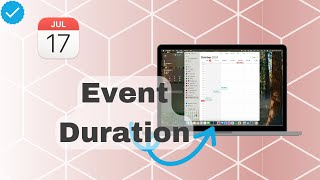 How To Default Event Duration On Calendar [upl. by Aiksas]