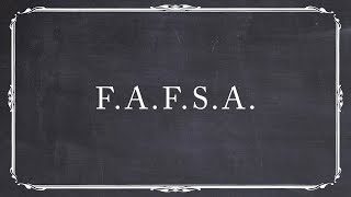 FAFSA 60 AmGrad [upl. by Jareen]