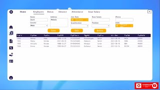 PayRoll Management System Using CNet [upl. by Kobi]