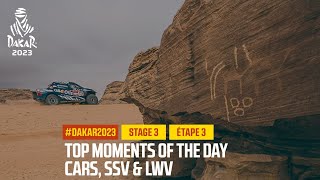 Cars Top moments  Étape 3  Stage 3  Dakar2023 [upl. by Eustashe925]