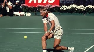 BJORN BORG 1976 US Open Highlights [upl. by Mharg]