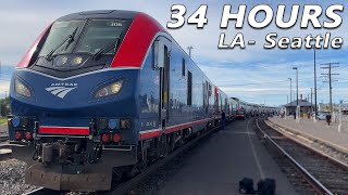 Amtrak Coast Starlight  34 HOURS Up the West Coast [upl. by Breen]