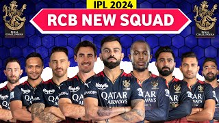 IPL 2024  Royal Challengers Bangalore Full Squad  RCB Full Squad 2024  RCB Team Players List 2024 [upl. by Allene]