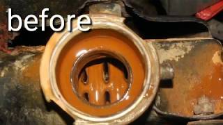 experiment How to clean a vehicle radiator without disassembling it just using a proslen cleaner [upl. by Eirrej650]