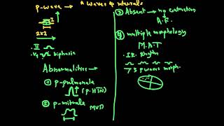 Pwave abnormalities in ECG [upl. by Amyas]