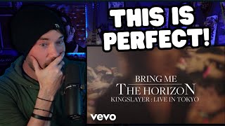 Metal Vocalist First Time Reaction  Bring Me The Horizon  BABYMETAL KINGSLAYER  OFFICIAL LIVE [upl. by Werdma]