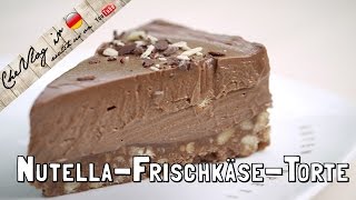 NutellaFrischkäseTorte  in 10 min fertig  ohne backen [upl. by Cathrin736]