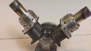 Double V Stirling Engine [upl. by Ledda]