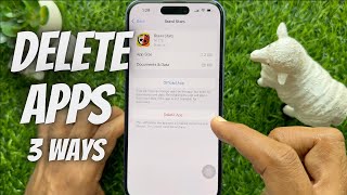 How to Delete Apps on iPhone 16 3 Ways [upl. by Yednarb]