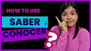 Saber vs Conocer  The 7 Key Differences Explained 🤓☝ [upl. by Pattani]