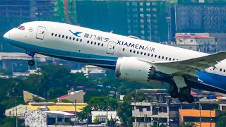 DREAMLINER  Xiamen Airlines Boeing 7879 Takeoff  Manila Airport Philippines [upl. by Romanas]