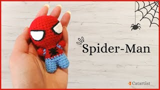 ❤️✅Spider Man Amigurumi a Crochet  Tutorial Paso a paso en Español  Super Fácil [upl. by Ellinad243]