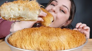 Galaktoboureko Kataifi  ASMR  Böreği  Syrupy  Mukbang [upl. by Ahsitneuq]