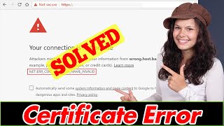 SOLVED How to Fix Certificate Error Problem 100 Working [upl. by Yhtak996]