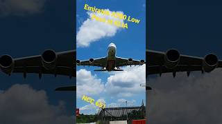 Emirates A380 Low Pass at klia emirates a380 airbus airbusa380 planespotting aviation [upl. by Boggs]