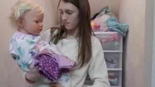 Reborn Toddler Lauras Daycare Morning Routine Getting Laura Ready For Daycare [upl. by Zanlog]