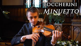 Boccherini Minuetto for Violin and Piano Performed by Brian Ostrega and Stephen Uhl [upl. by Even]